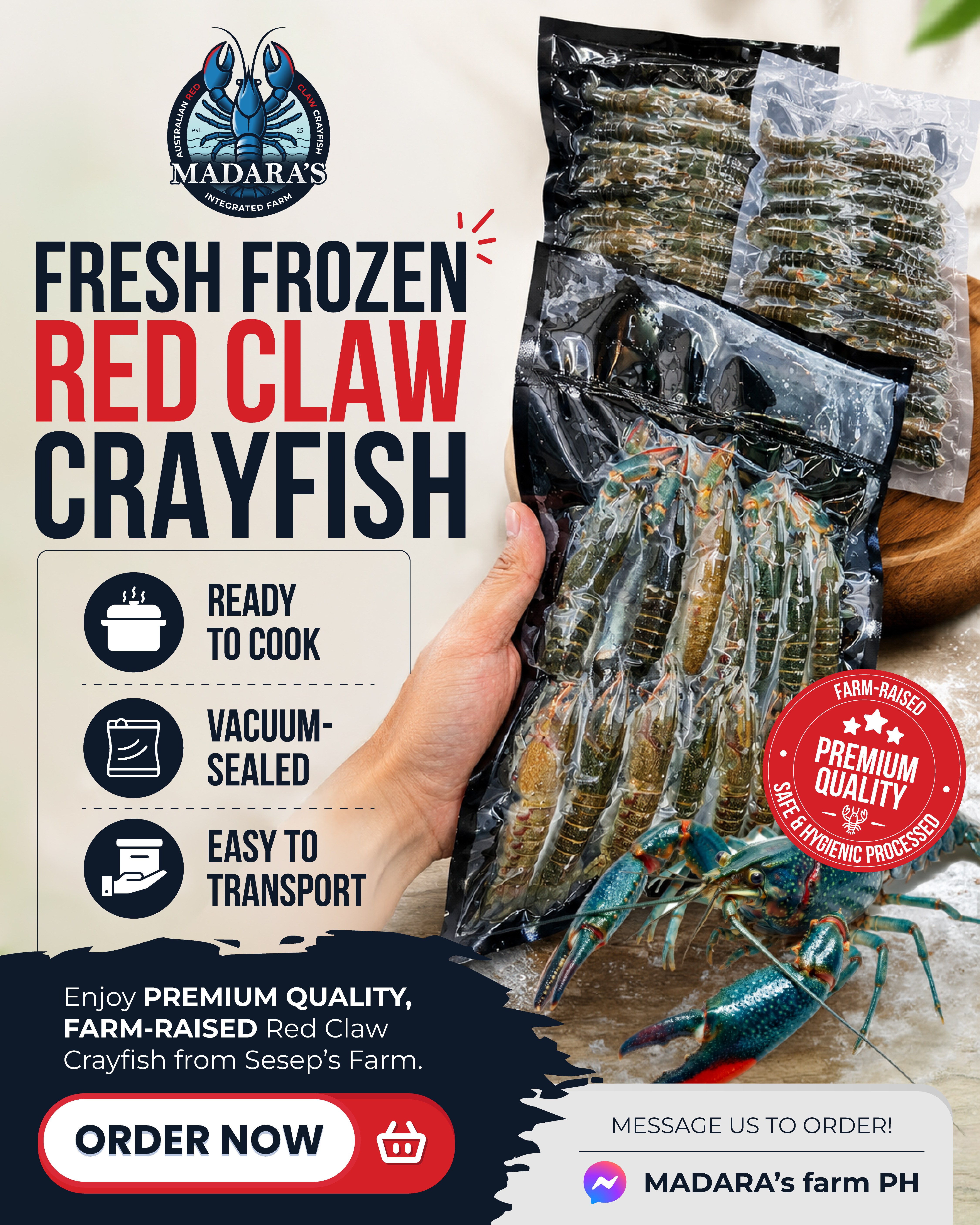 Fresh Frozen Crayfish