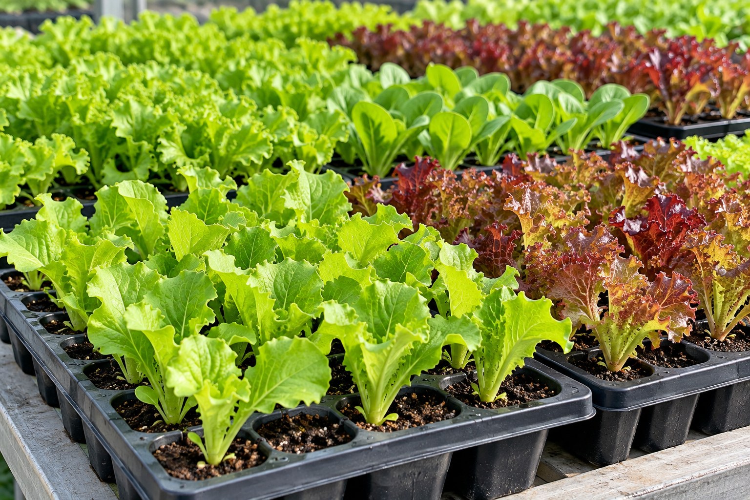 Lettuce Germinated Seedlings