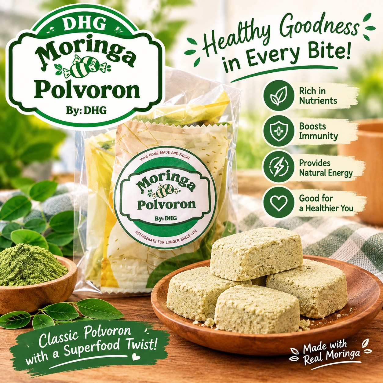 Moringa Polvoron